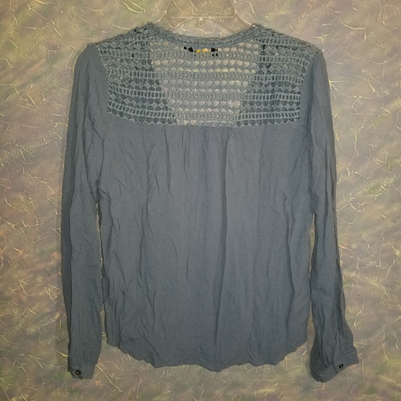 LTX Sportswear Blue V-Neck Top Size M - Picture 3 of 6